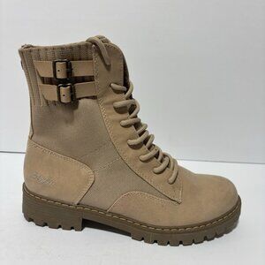 Blowfish Malibu Women’s Tan Lace-Up Boots, Size 8.5 M